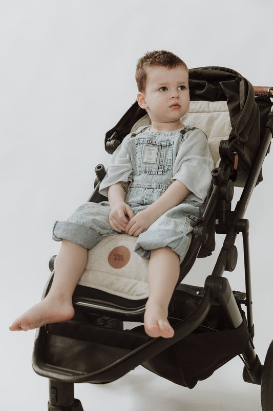 Universal Linen Pram Liner - Sand