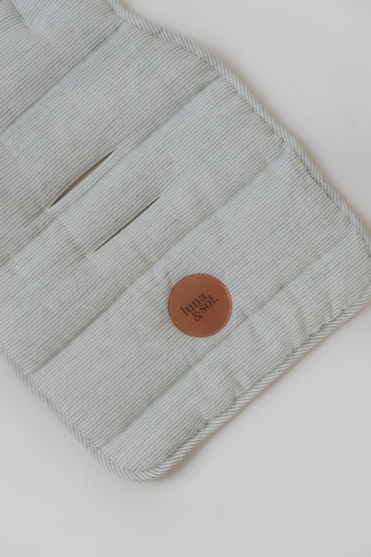 Sand and Blue Stripe Set